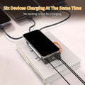 NNETM 50000mAh Magnetic Power Bank – 22.5W Fast Charging, LED Display, Multi-Device Charging