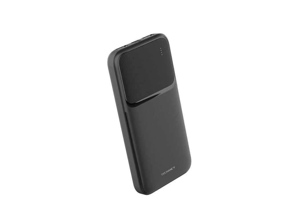 Techancy TF2781 10000mAh Power Bank – Black, 10W Fast Charging for Smartphones, Tablets & More!