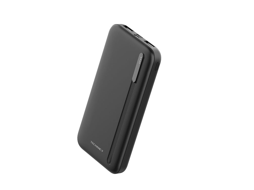 Techancy TF2775 10000mAh Power Bank – Black, 10W Fast Charging for Smartphones, Tablets & More!